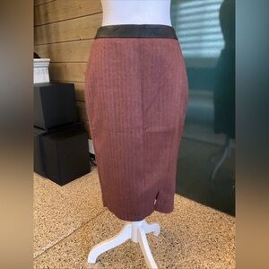 The Limited Maroon Pencil Skirt